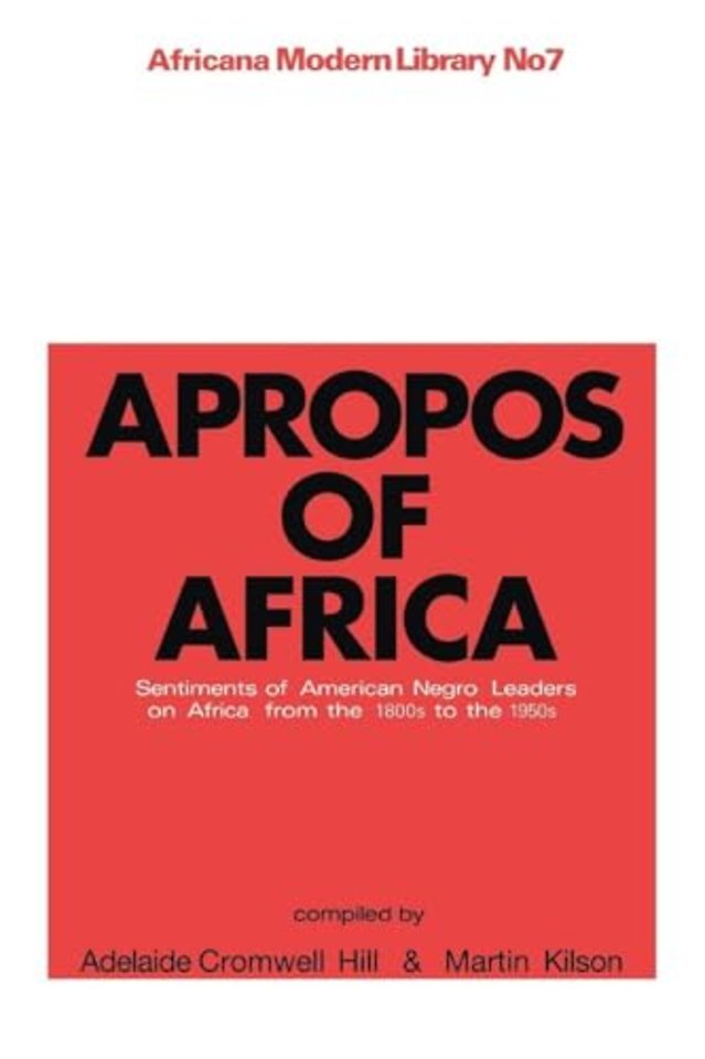 Apropos of Africa