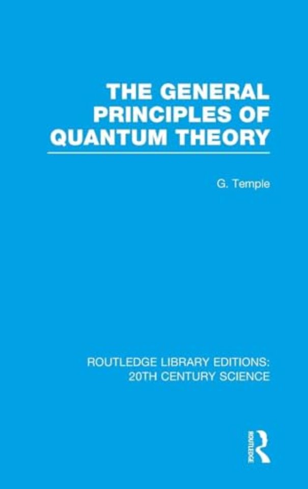 General Principles of Quantum Theory