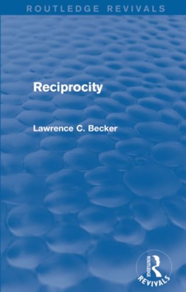 Reciprocity (Routledge Revivals)