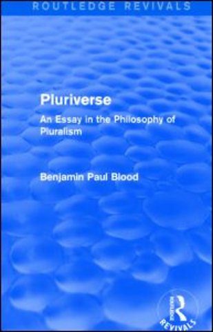 Pluriverse (Routledge Revivals)