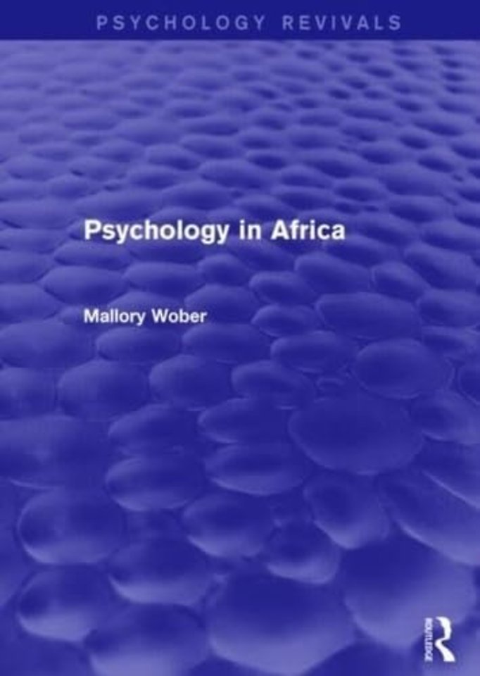Psychology in Africa