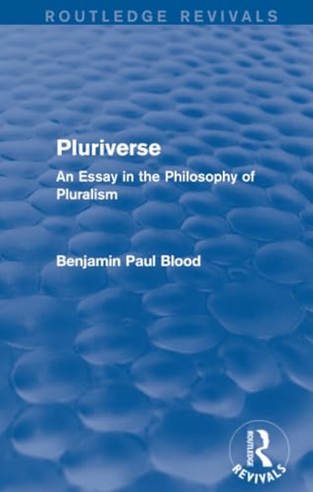 Pluriverse (Routledge Revivals)