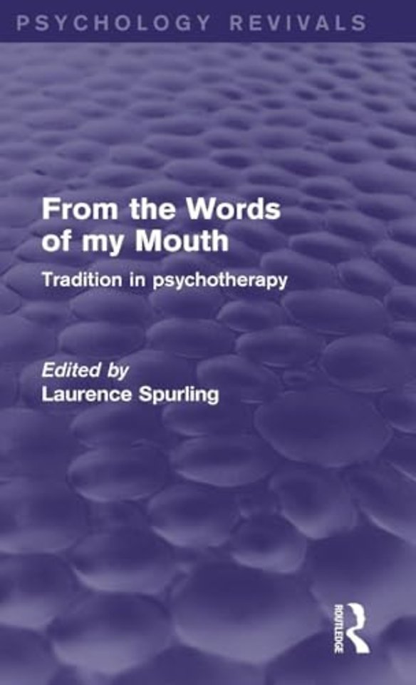 From the Words of my Mouth (Psychology Revivals)