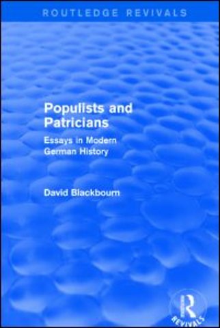 Populists and Patricians (Routledge Revivals)