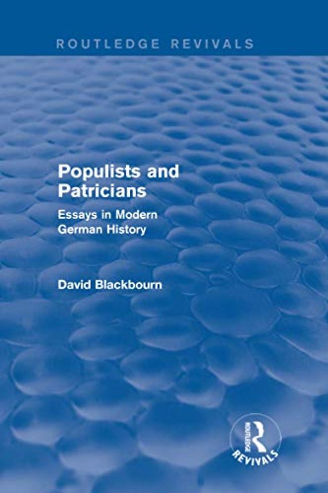 Populists and Patricians (Routledge Revivals)