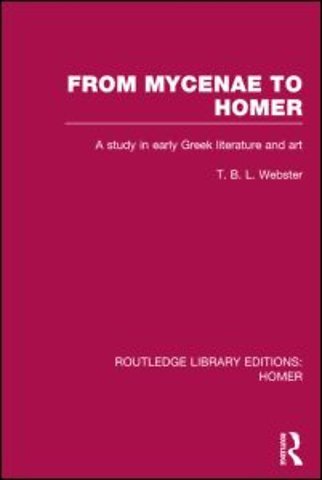 Routledge Library Editions: Homer