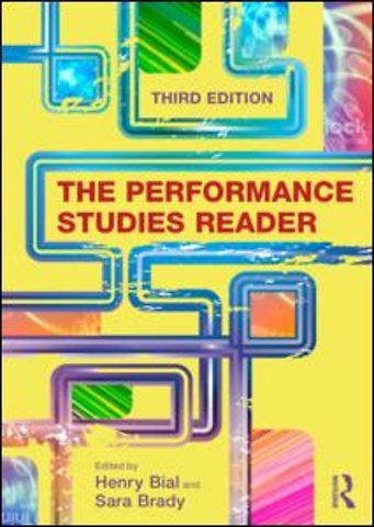 Performance Studies Reader