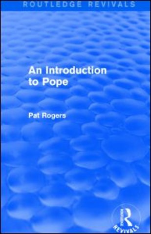 Introduction to Pope (Routledge Revivals)