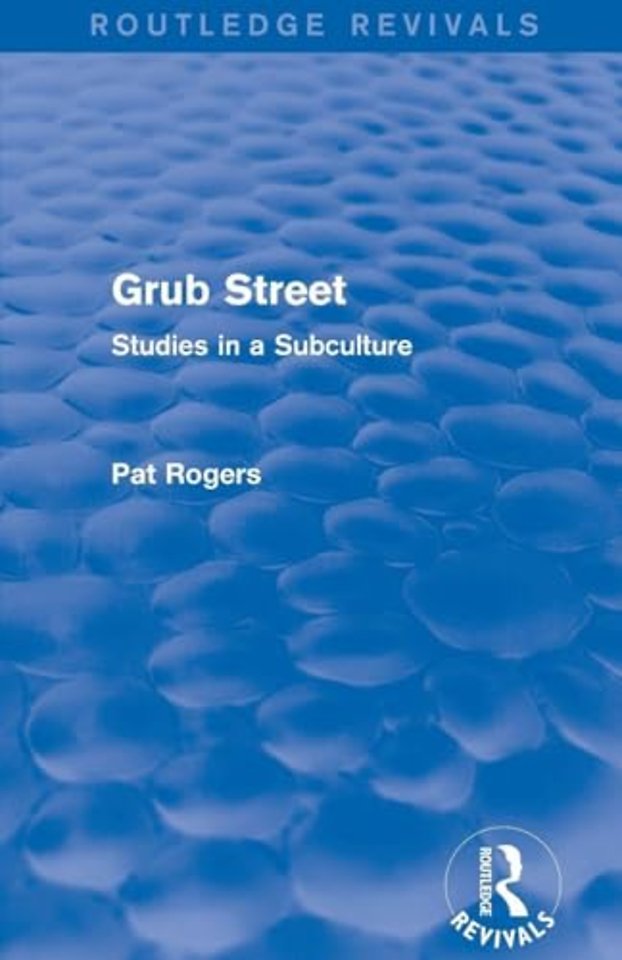 Grub Street (Routledge Revivals)