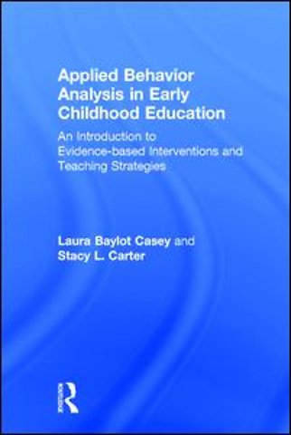 Applied Behavior Analysis in Early Childhood Education