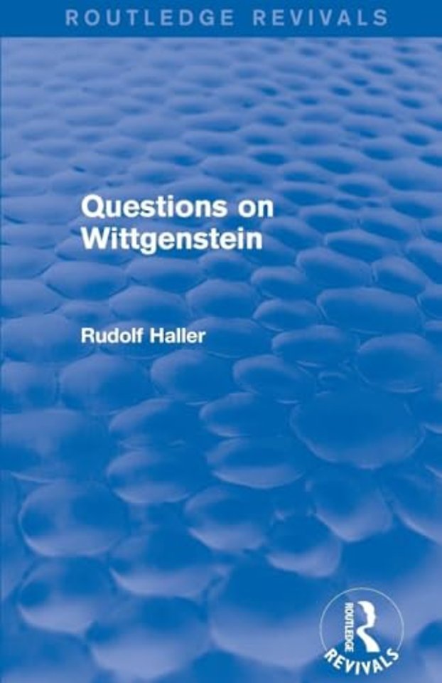 Questions on Wittgenstein (Routledge Revivals)