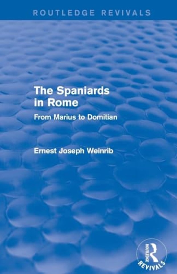 Spaniards in Rome (Routledge Revivals)