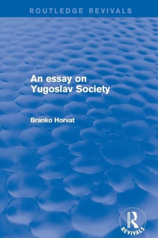Essay on Yugoslav Society