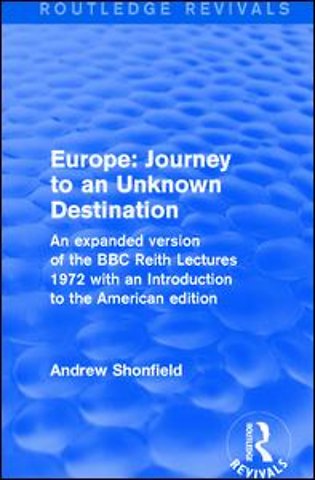 Revival: Europe: Journey to an Unknown Destination (1972)