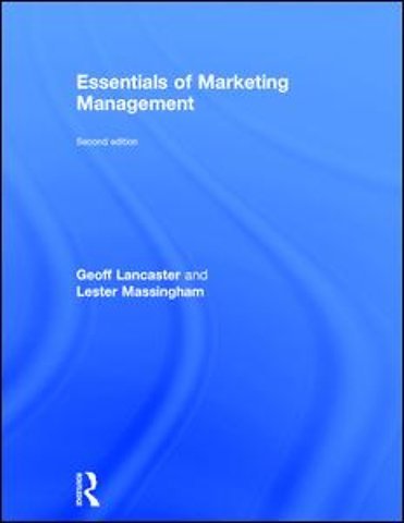 Essentials of Marketing Management