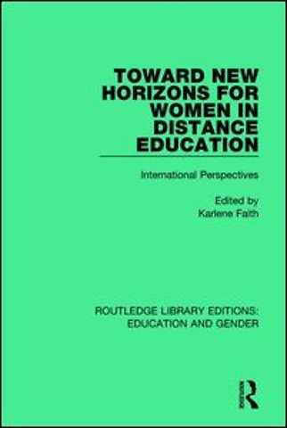 Toward New Horizons for Women in Distance Education