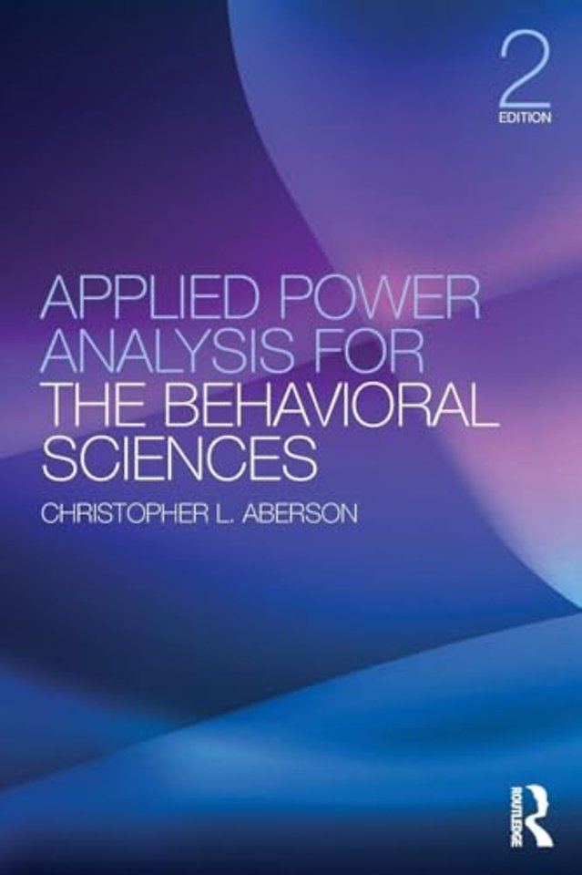 Applied Power Analysis for the Behavioral Sciences
