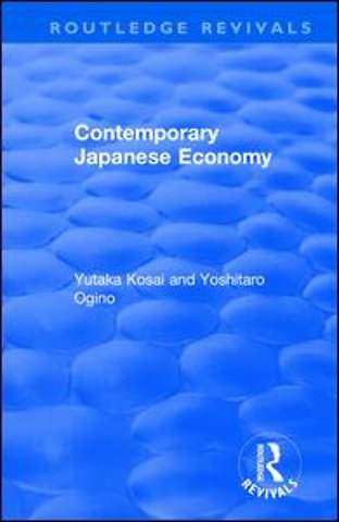 Contemporary Japanese Economy
