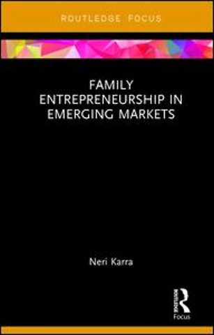 Family Entrepreneurship in Emerging Markets