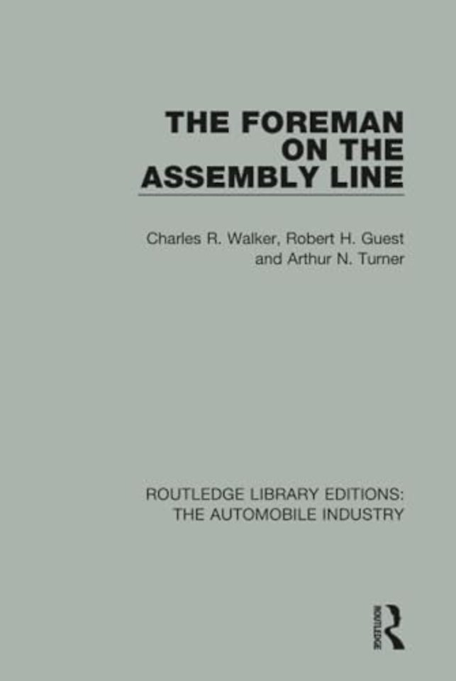 Foreman on the Assembly Line