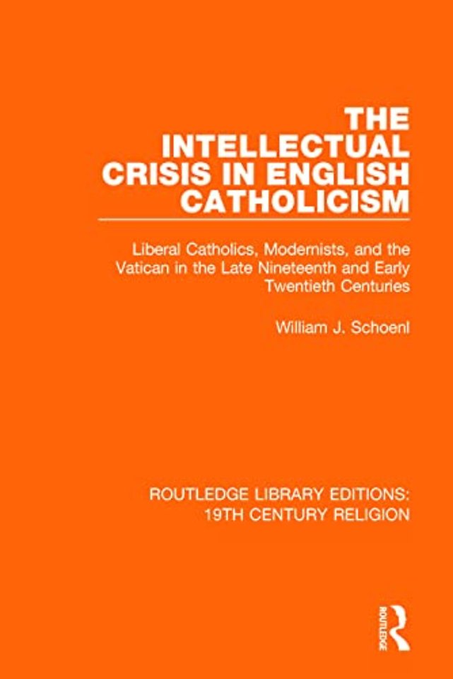 Intellectual Crisis in English Catholicism