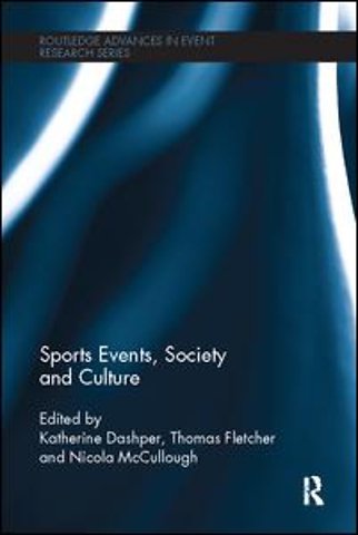 Sports Events, Society and Culture