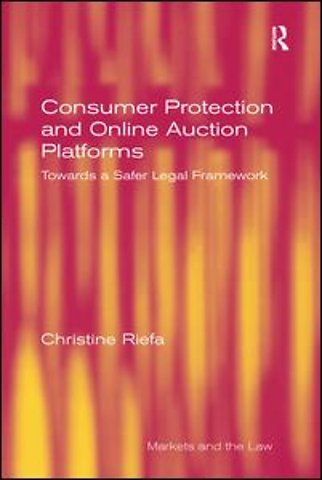 Consumer Protection and Online Auction Platforms