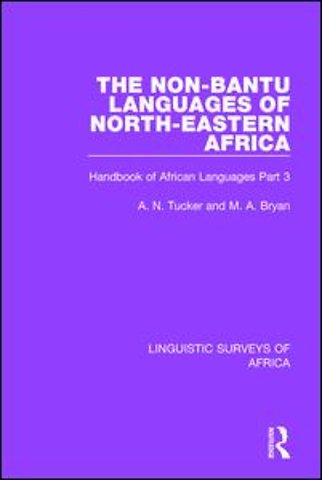 Non-Bantu Languages of North-Eastern Africa