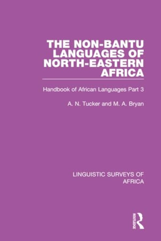 Non-Bantu Languages of North-Eastern Africa