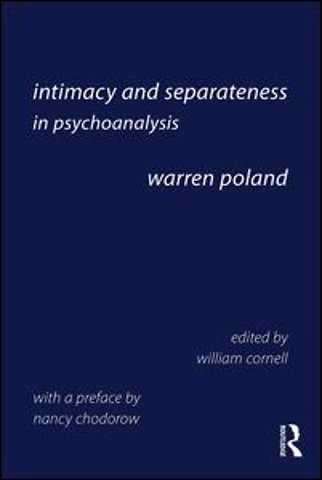 Intimacy and Separateness in Psychoanalysis
