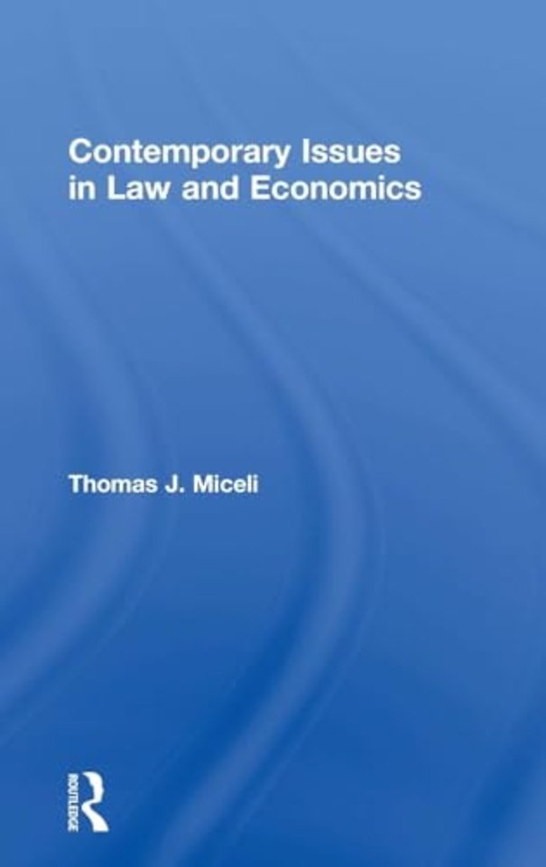 Contemporary Issues in Law and Economics