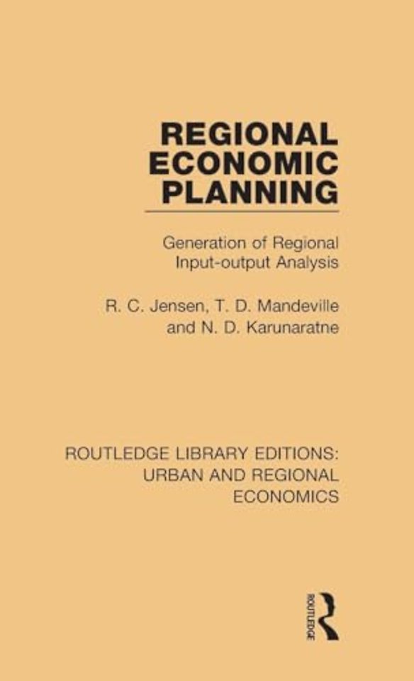Regional Economic Planning