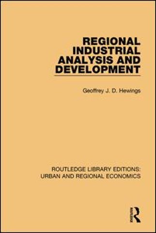Regional Industrial Analysis and Development