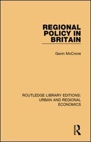 Regional Policy in Britain