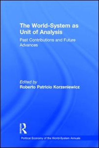 World-System as Unit of Analysis