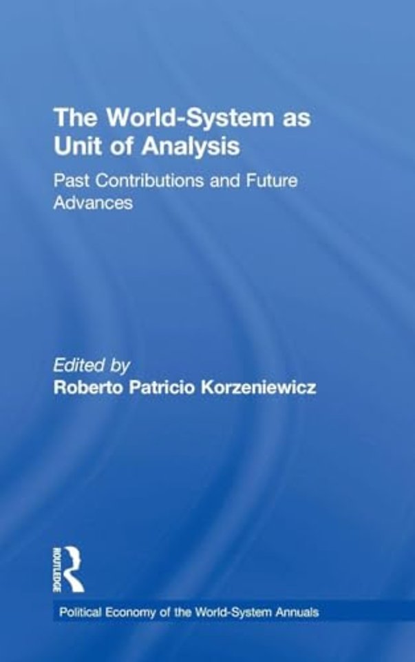World-System as Unit of Analysis
