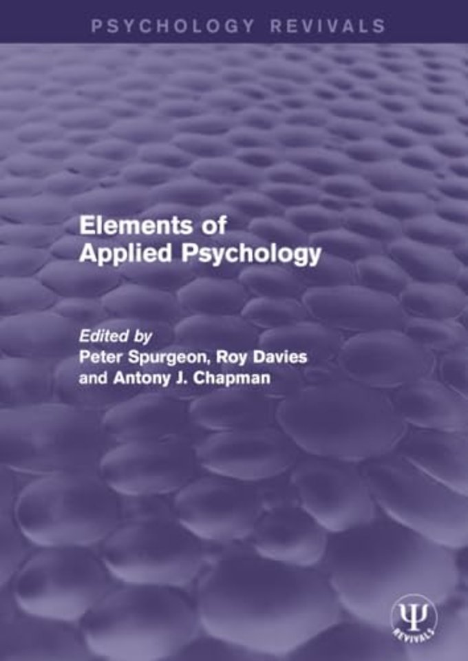 Elements of Applied Psychology