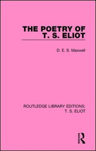 Poetry of T. S. Eliot