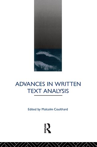 Advances in Written Text Analysis