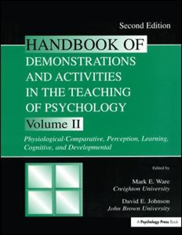 Handbook of Demonstrations and Activities in the Teaching of Psychology