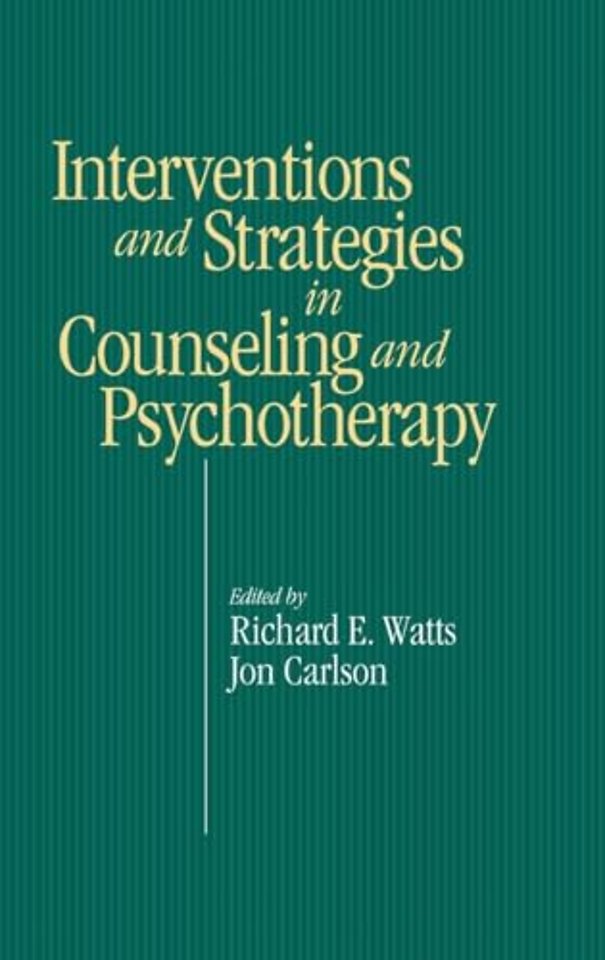 Intervention & Strategies in Counseling and Psychotherapy
