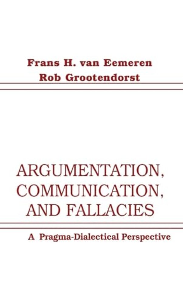 Argumentation, Communication, and Fallacies