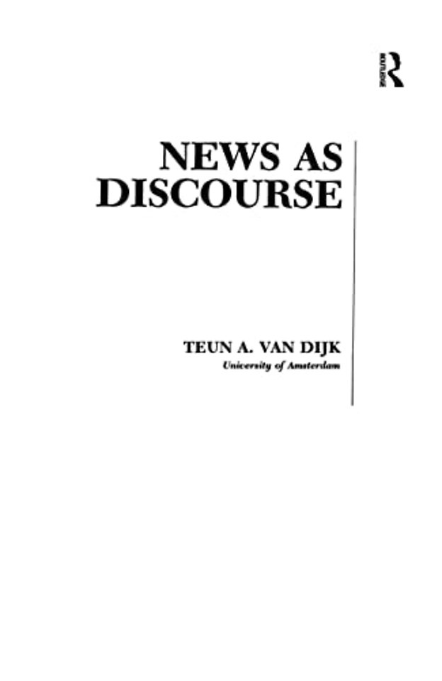 News As Discourse