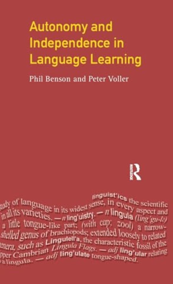 Autonomy and Independence in Language Learning