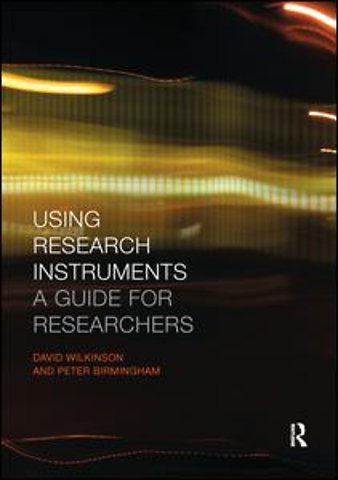 Using Research Instruments