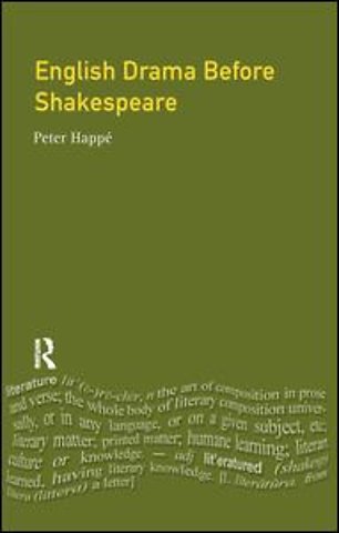 English Drama Before Shakespeare