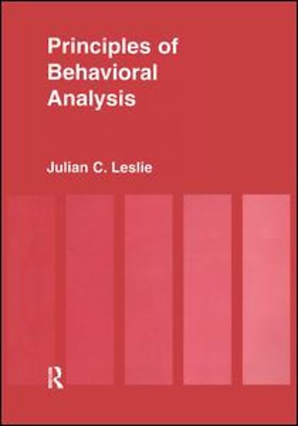 Principles of Behavioural Analysis