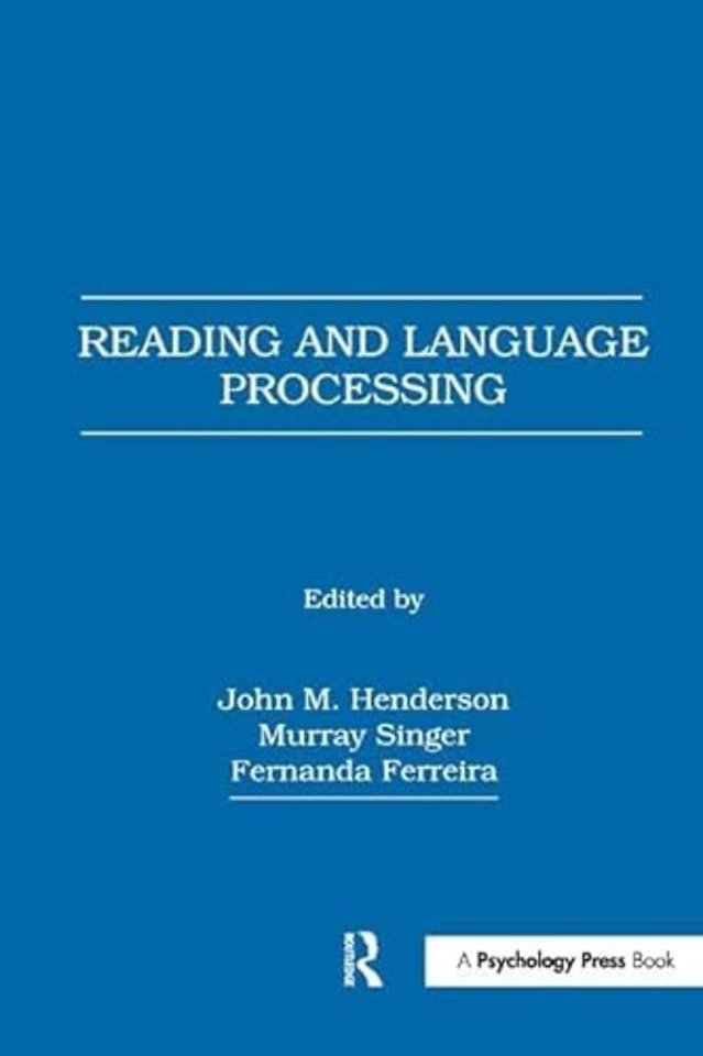 Reading and Language Processing