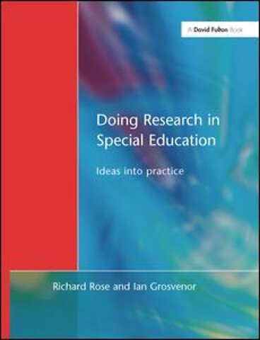 Doing Research in Special Education
