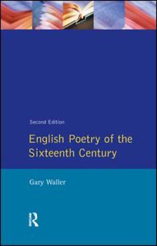 English Poetry of the Sixteenth Century